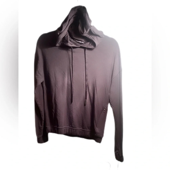 Lululemon Twisted & Tucked Pullover casual lightweight yoga Black hoodie 4 - Picture 2 of 3
